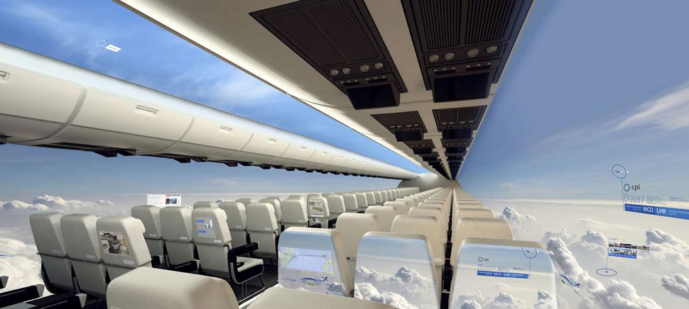 windowless plane