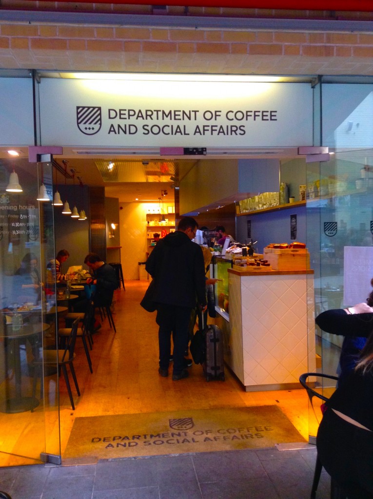 dep. of coffee and social affairs